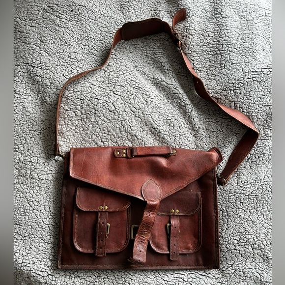 Leather Briefcase - Picture 1 of 3